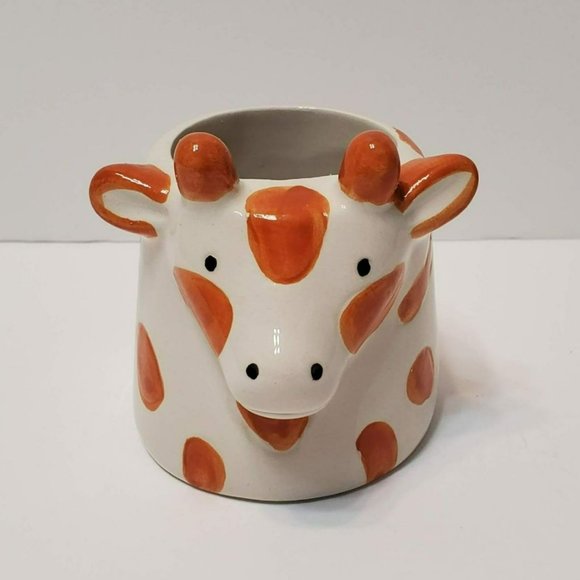 Animal Planter, Giraffe Plant Pot, Ceramic Succulent Planter - Picture 1 of 3